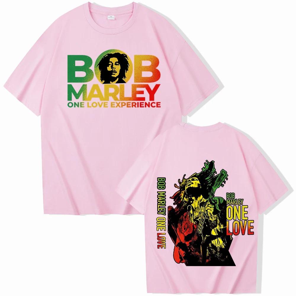 Bob Marley 2026 Tričko Muži Ženy Harajuku Kulatý výstřih Letní Ležérní Košile Y2k Krátký rukáv Klasické Párty Streetwear Trendy