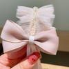 Sweet Bow Lace Headband Lolita Princess Hair Hoop Fashion Pearl Ribbon  for Baby Girls