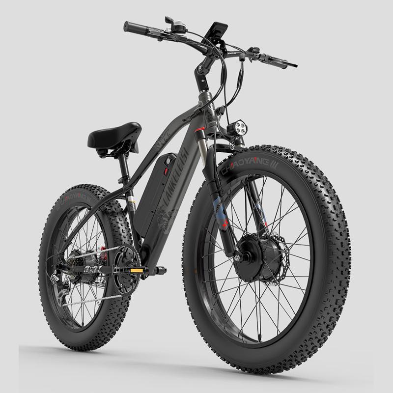 LANKELEISI MG740PLUS 2000W Electric Bike, Dual Motor, Removable 48V 20Ah Battery, 26-inch Wide Tyres, Hydraulic Brakes, All-terrain Bike