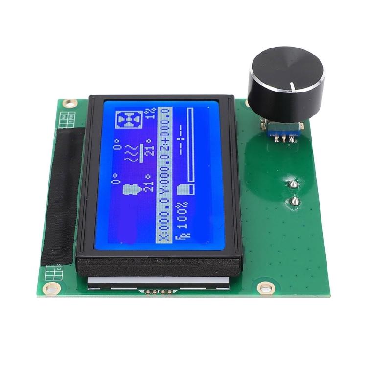 12864 LCD Screen Assembly 3D Printer LCD Display Screen With Control Panel 12864 Blue Screen For 3S 3X 3D Printer
