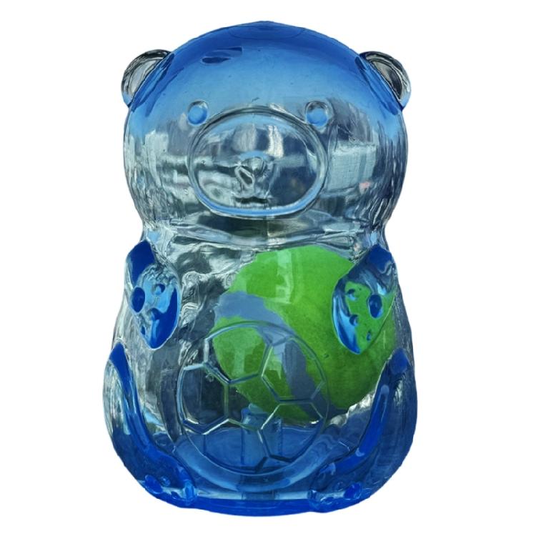 Soft Bear Shape Dog Toy Balls For Chewing And Playing Treats Toy For Dog Engaging Indoors And Outdoors Entertainment Toy