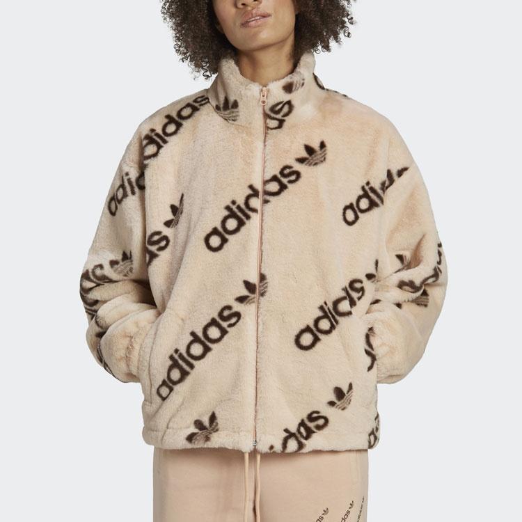 Adidas Originals Jackets Women's Red Pink Stand Collar Moderate Other Unisex HM4884