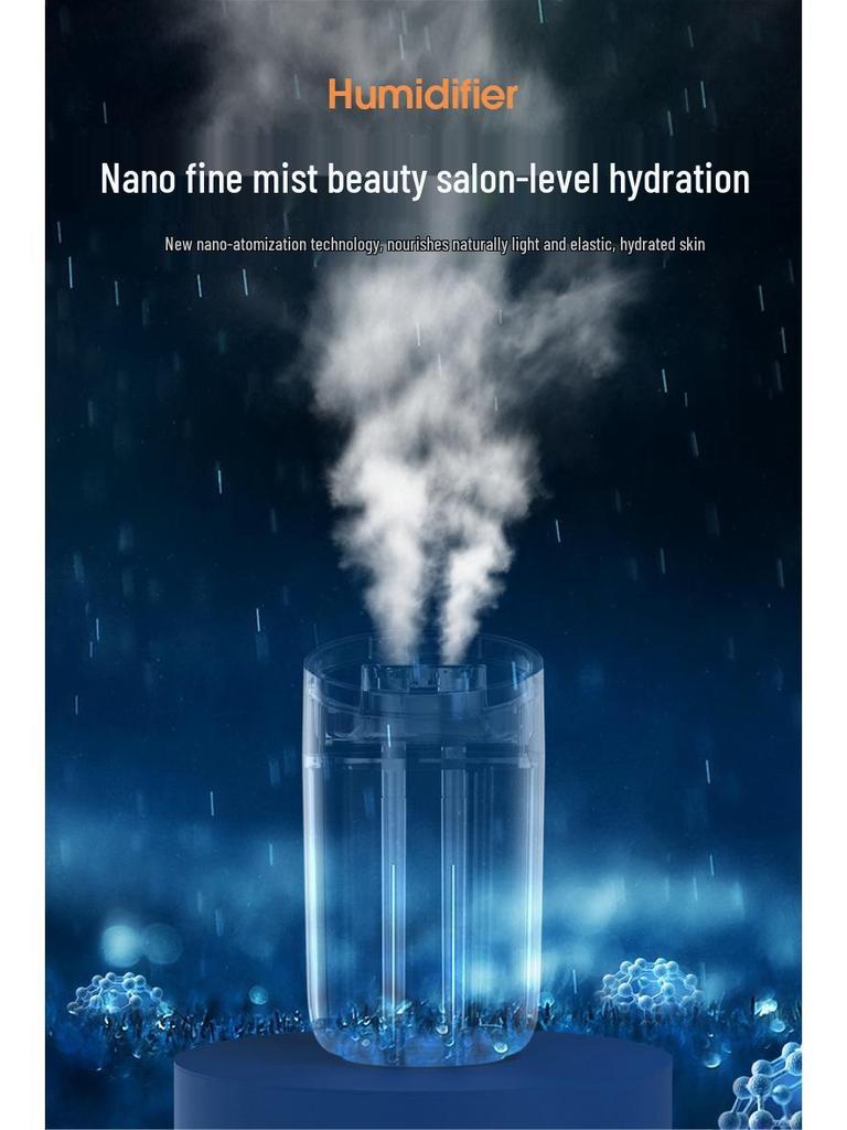 Double Nozzle 3000ml Humidifier for Home & Office - Large Capacity & Mist Volume