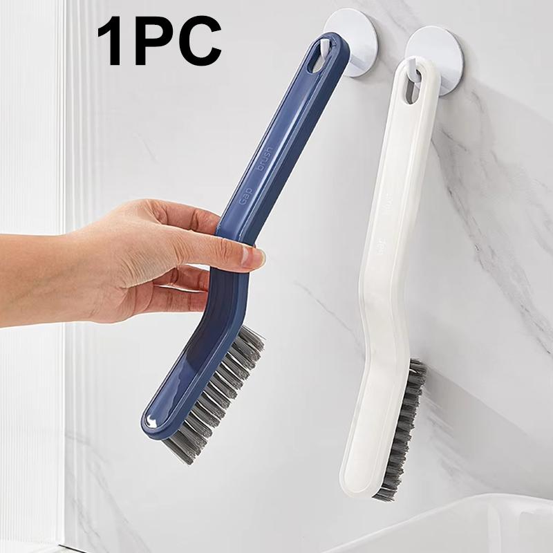 1PC Tidy Bathroom Gap Brush Window Crevice Dirt Clamp Cleaning Tools Dust Brush Groove Plastic Multifunctional