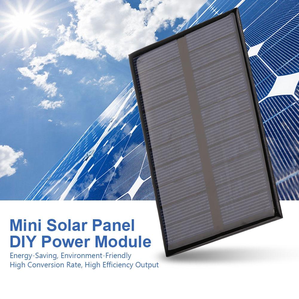 1.2W 5V Mini Portable Polycrystalline Solar Panel DIY Power Module Charger 110*69mm