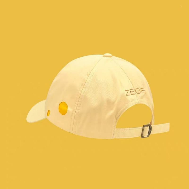 Cheese~ Niche sweet embroidered baseball cap female summer student personality hole visor cap cap tide