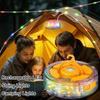 Rechargeable LED Reel String Lights Camping Lights Outdoor Camping Lamp LED Night Light For Garden Tent Room Decor
