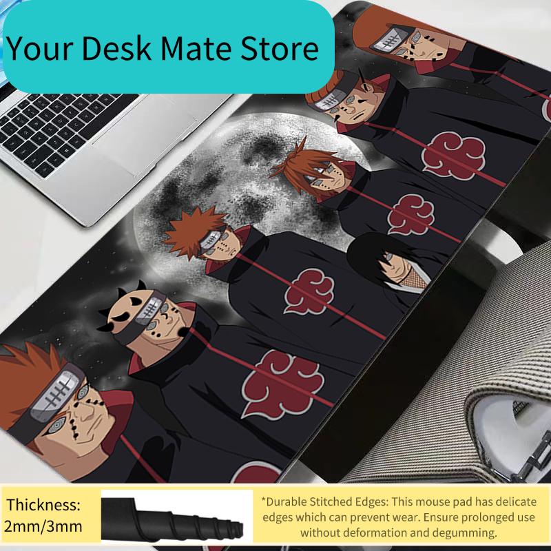 Uchiha Itachi Madara NNaruto Uzumaki Mouse Pad Larger XXL Speed Mini Pc Computer Keyboard Desk Mat Gaming Accessories Mousepad