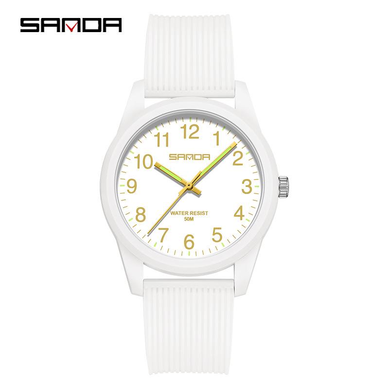 Sanda Creative Calendar Wristwatch for Students – Versatile Fashion Dial for Men & Women