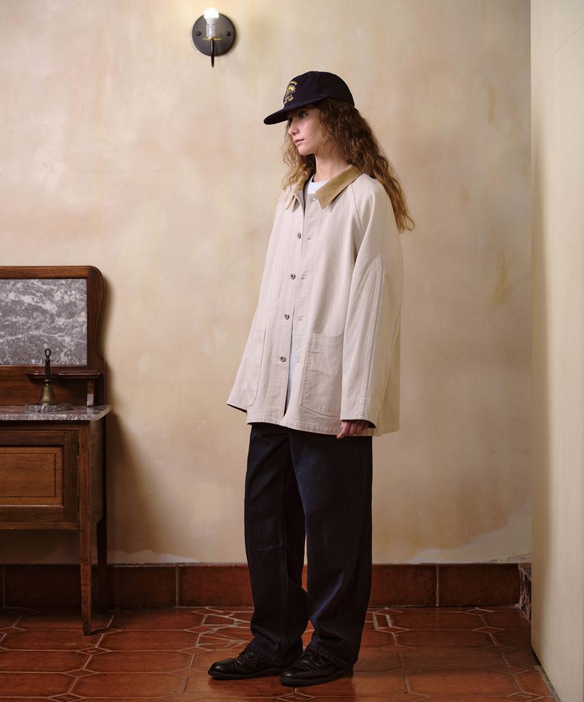 Hello Sunrise Washed Vtg Work Jacket_Ivory