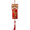 Flocking New Year Lion Dance Pendants Spring Festival Hanging Couplet  Spring Festival Supplies