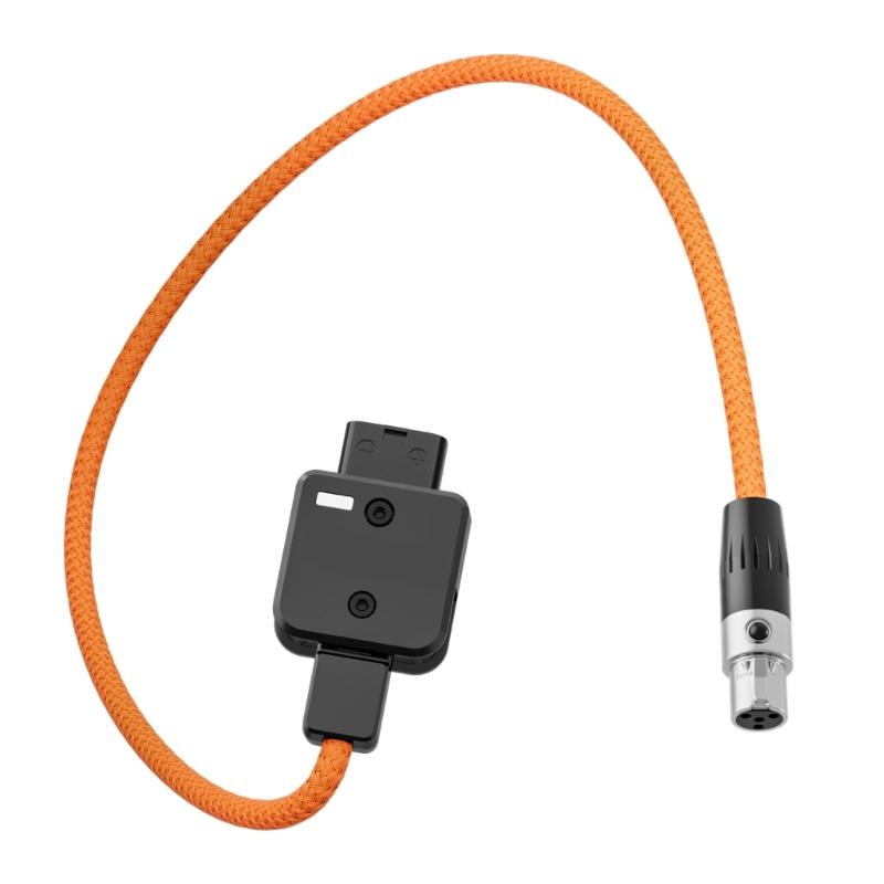 Professional D-Tap to 4Pin XLR Power Cable Nylon Braided 150W Connector Cable Replacement For Camera Film Production