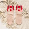 Christmas Socks Ladies Girls Christmas Socks Reindeer Snowflake Socks Xmas Gift for Women