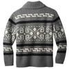 Men's  Trend  Leisure  Loose  Adding Fleece  Outerwear  Cardigan  Knitting  Sweater  Coat