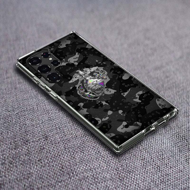 AMERICAN PATROIT Phone Case For Samsung Galaxy S24 S23 S21 S20 FE S22 S26 Ultra S25 Edge S10 Plus Cover Clear TPU Capa Shell Coq