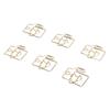 100pcs Paper Clips Prevent Slip Camera Shaped Decorative Metal Small Bookmark Paperclips for Paper Document Gold