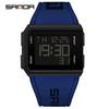 Sanda Sport Luminous Waterproof Casual Wristwatch for Students - Versatile Unisex Digital Timepiece
