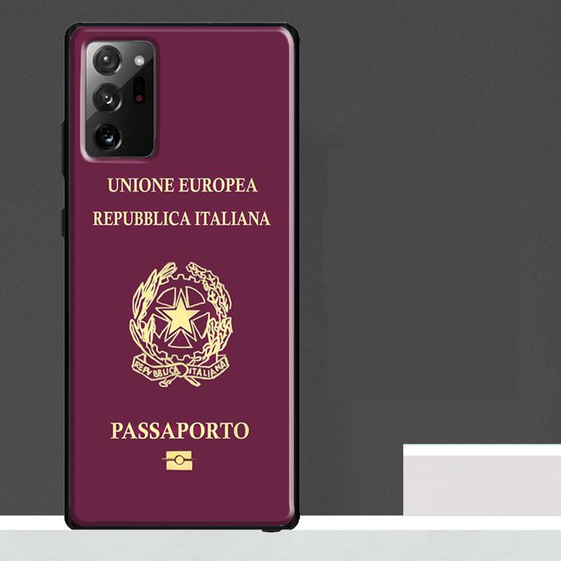 Italian Italy Flag Phone Case For Samsung Galaxy S10 S8 S9 S22 S23 Plus Note 10 20 S20 FE S21 FE S22 S23 Ultra Cover
