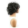 Synthetic Black Wigs With Bangs Short Curly Fluffy Wigs for Women Daily Cosplay Natural Bob Hair Heat Resistant Fiber Wig