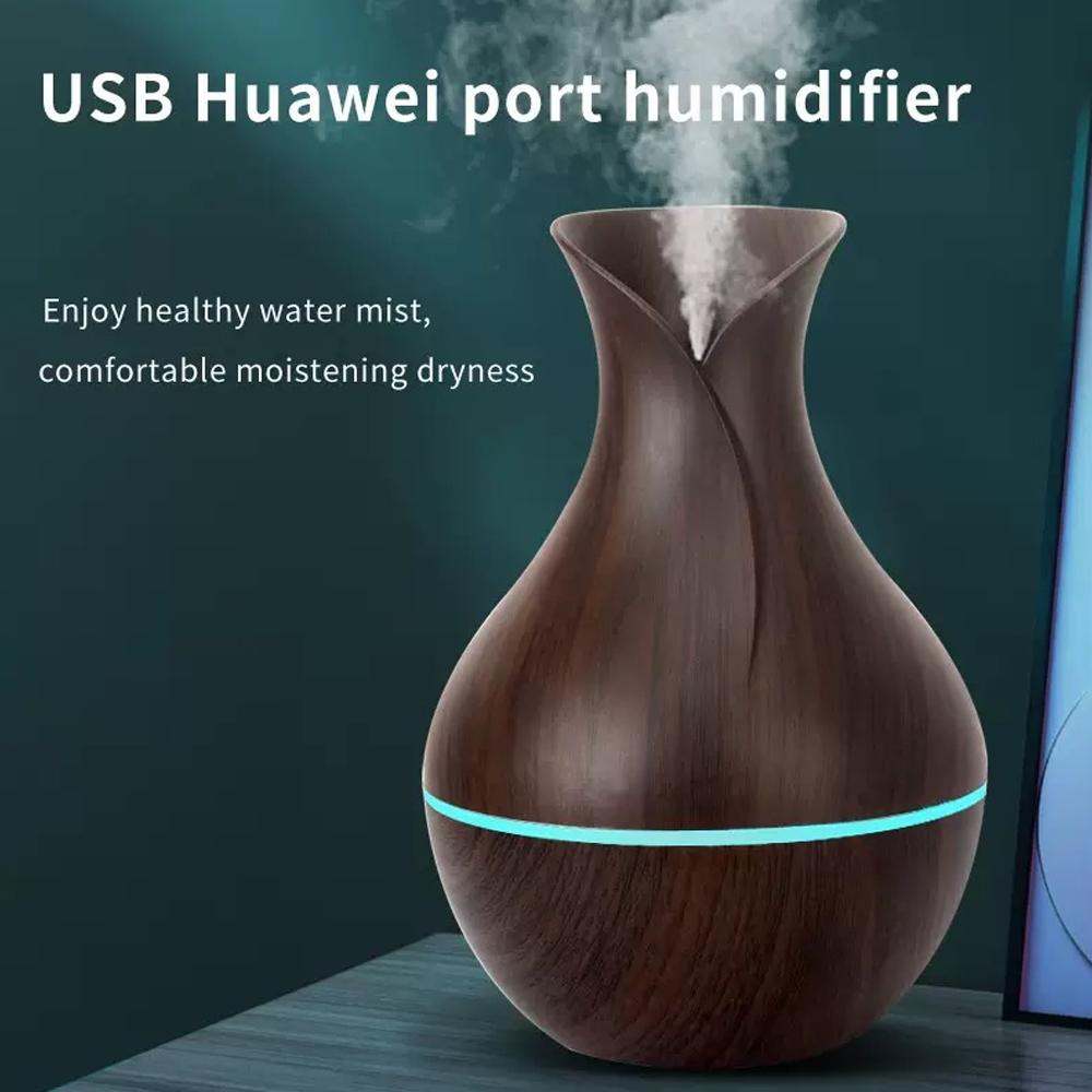 300ml Humidifier for Bedroom, Office  Cool Mist Diffuser with Essential Oil , USB Powered, Quiet Ultrasonic, Decorative & Functi
