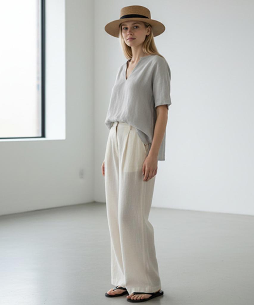 Yunibeosyeolkemiseuteuli Sweet Bk Line Brown Panama Hat Panama Hat