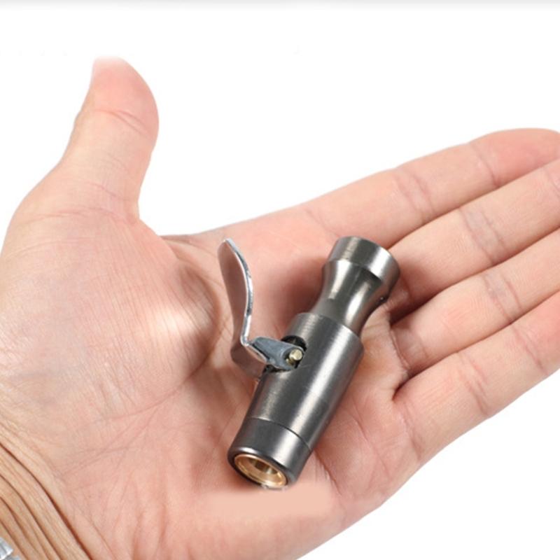 Self Locking Tire Inflator Chuck Double Teeth Air Chuck Efficient Tire Inflator Chuck Simple Installation for Car
