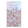 5D Embossed Snowman & Christmas Tree Nail Art Stickers - Style AA