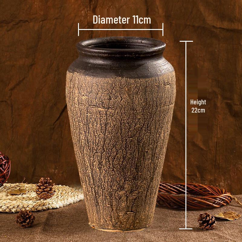 Ретро керамическая напольная ваза