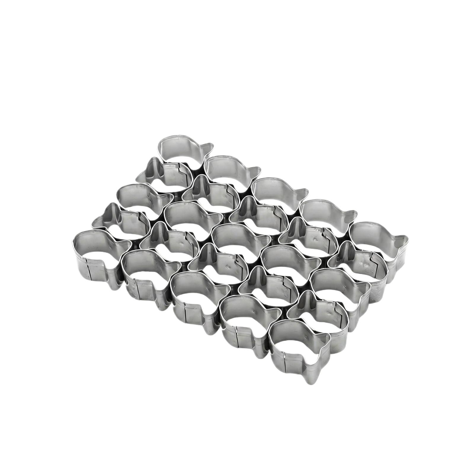 

300pcs 10mm Eyelet Grommet Kit with Hand Press Pliers Metal Hole Punch Tool for Canvas Tents Tarps and Fabric Installation One Size срібний