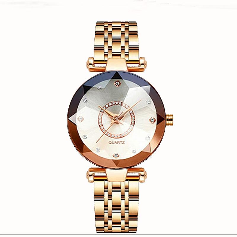 Hot Sale Niche High Value Women's Watch Fashion Heart of the Ocean Quartz Watch Diamond Watch Simple