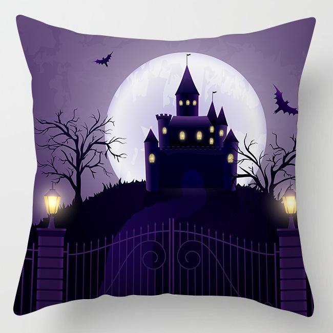 Nový Halloweenský povlak na polštář s dýní Domácí dekorace Povlak na polštář