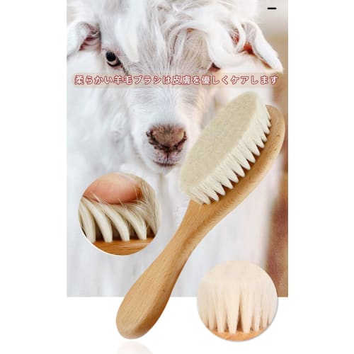 Renjzle Baby Brush and Comb, Scalp Massager & Natural Ingredients, Promotes Blood Circulation, Gentle Skin Care, Stylish and Functional Outdoor Baby I