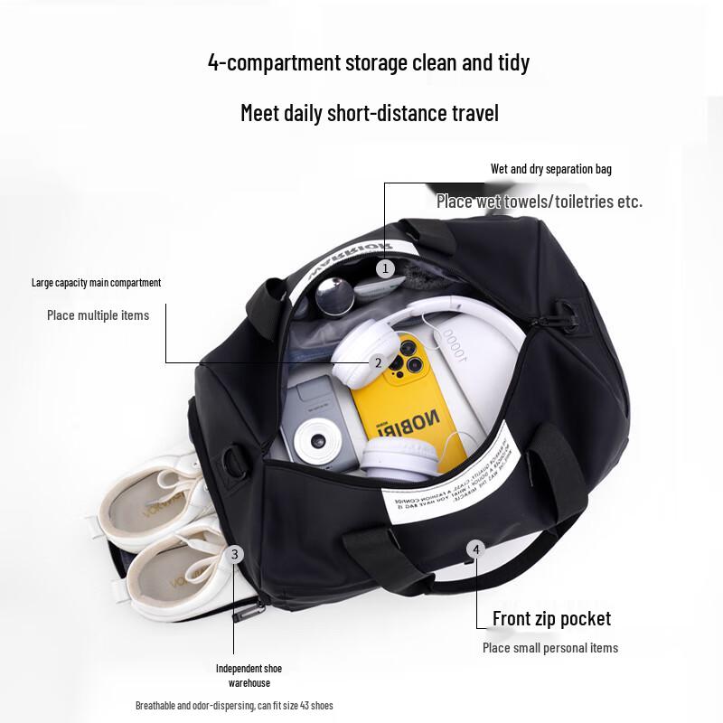 Warrior Large Capacity Wet/Dry Sports & Travel Duffel Bag