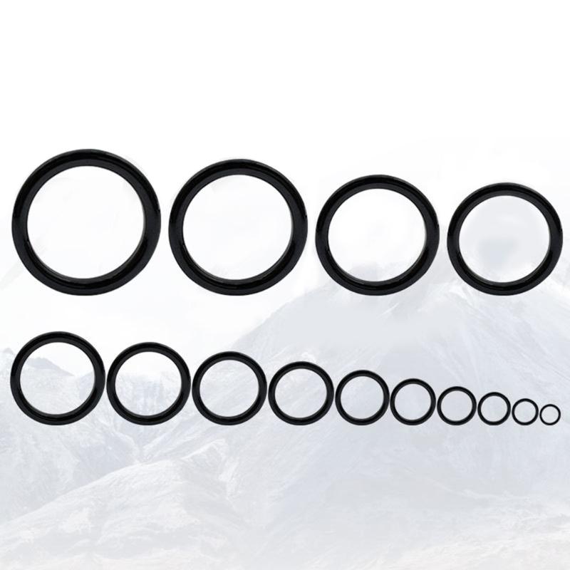 80pcs/pack Fishing Rod Guide Rings Ceramic Wear Heat Conduction Repair Part Fish Tackle Tools Fishing Rod Accessory