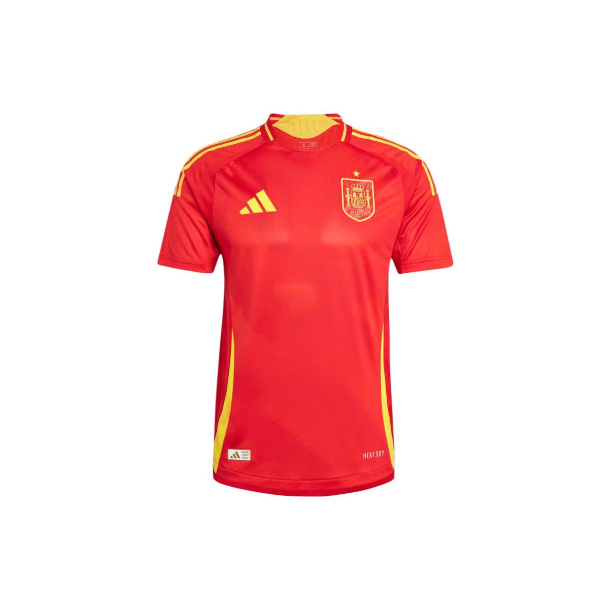 adidas Men s Spain 2024 Home Authentic Jersey Red IP9333 XXXXL