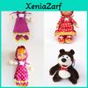 Masha And The Bear Big Eyes Doll Perfect For Adventure Playtime