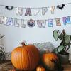 Halloween Pumpkin & Spider Banner - Festive Paper Hanging Decorations
