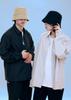 APOSTROPHE COMMA Minimal String Shirt Jacket (Grey)