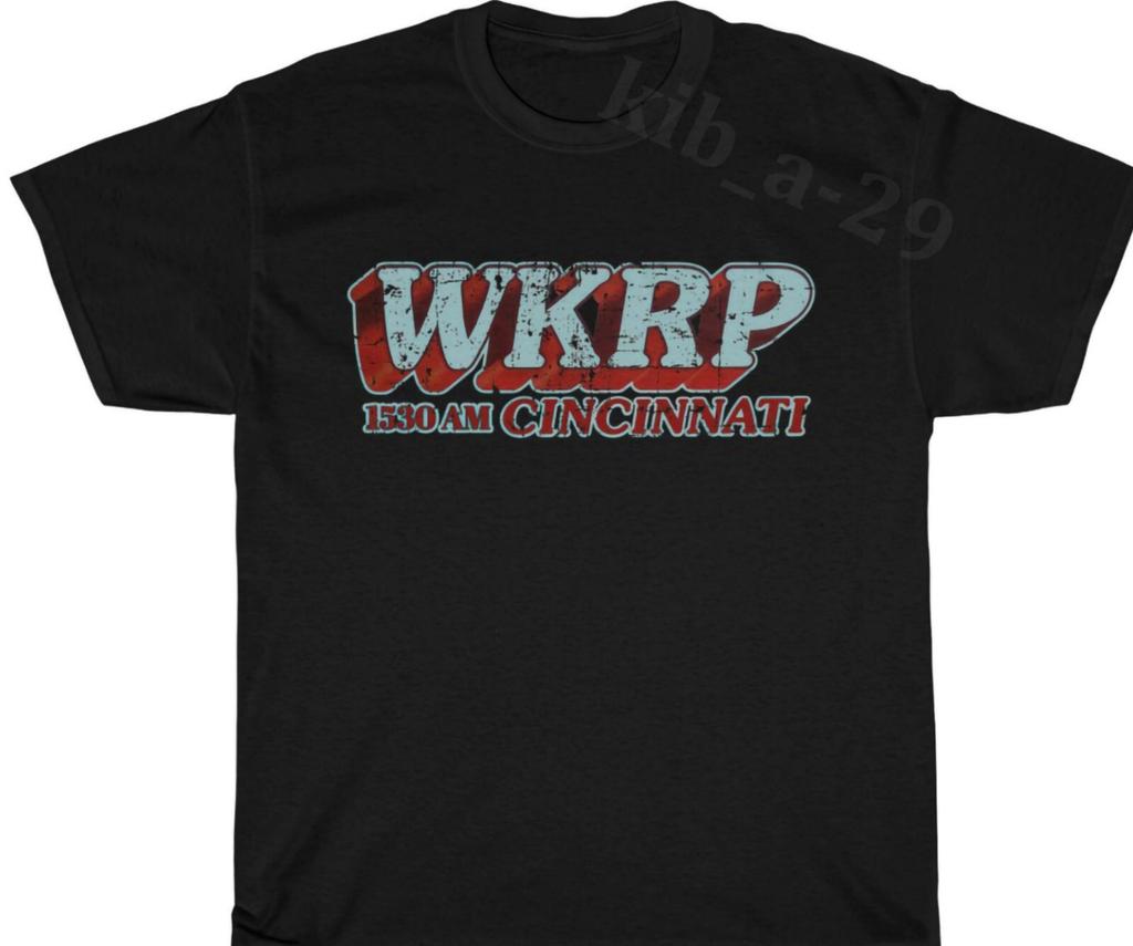 WKRP In Cincinnati 90s Vintage Faded Style Retro T-Shirt Mens Womens Tees Top S-5XL Men Women Unisex