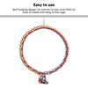Bird Cotton Rope   Toy Colorful   Swing Toys for Parakeets Cockatiels Conure Lovebirds Finches Macaw