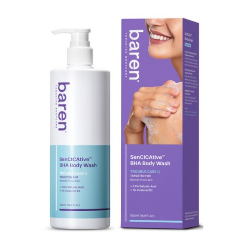 baren SenCICAtive BHA Body Wash 500ml