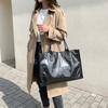 Glossy Transparent Jelly Bag Large Capacity Letter Prints Handbags Fashion PVC Tote Bag  Swimming