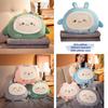 Almofada de Pelúcia Adorável de Desenho Animado Para Uso no Carro e no Escritório, Almofada Macia e Aconchegante com Design Estilo Coreano 40x40x20cm