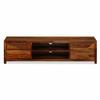 VidaXL Bois Massif de Sesham Meuble TV Armoire Basse Divertissement Salon 243945
