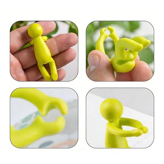Plant Stand Hydroponic Plants Pothos Ivy Lucky Bamboo Succulents Cartoon Holder with Clamp Design Indoor Garden Decor