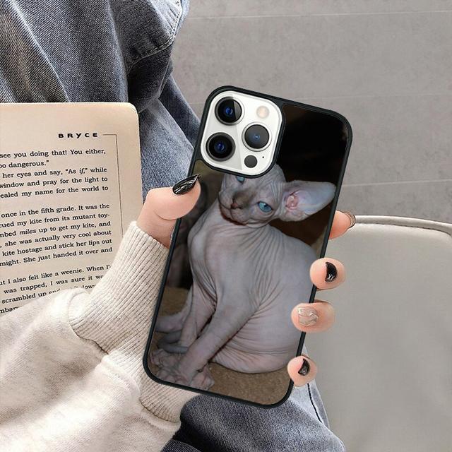 FUNNY NAKED CAT SPHINX Phone Case Cover for iPhone 17 Air 16 16e 15 13 14 11 12 Pro Max Max Plus coque fundas Shell