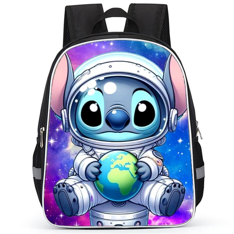 Stitch Peripheral Anime Backpack Men'S And Women'S School Bags
