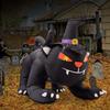 Halloween Large Inflatable Belt = Witch Hat Luminous Plug Electric Model Outdoor Garden Decoration Pendant