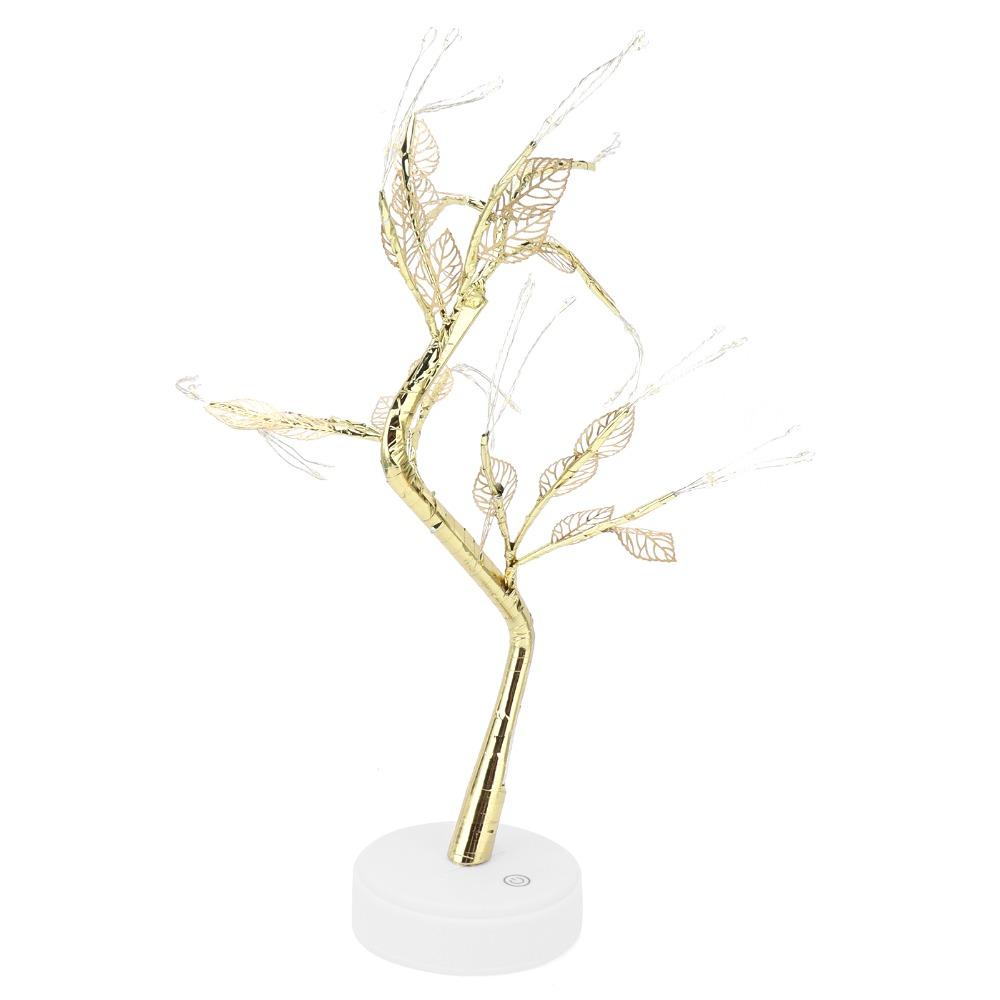 Warm White Light Tree Shape Lamp 72 LEDs Leaf Tree Lamp Energy Saving Decorative Lamp  Christmas
