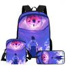 NARUTO Children School Daily Pack, 16 Inch Lightweight Animated Pupil Carrier, Dual Zip Pockets Durable For Boys Girls Age 6-10